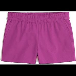 J Crew 3” Orchid Purple Pull On Boardwalk Shorts